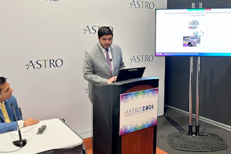 Mohamed Khattab, MD, presented result at an ASTRO media briefing September 29 on the use of stereotactic radiosurgical capsulotomy in patients with major depressive disorder.