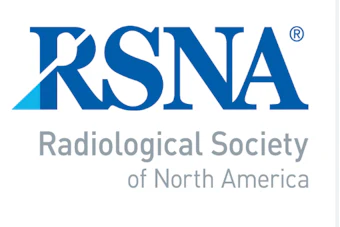 RSNA Radiological Society of North America logo with blue geometric design