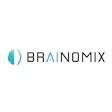 Brainomix logo featuring teal semi-circular icon with gray wordmark