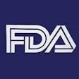 FDA logo - white letters on navy blue background