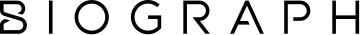 Biograph wordmark logo in black sans-serif typeface