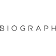 Biograph wordmark logo in black sans-serif typeface
