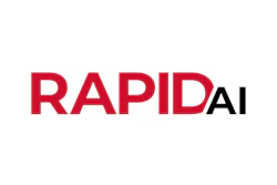 RapidAI logo featuring red 'RAPID' text with black 'AI' suffix