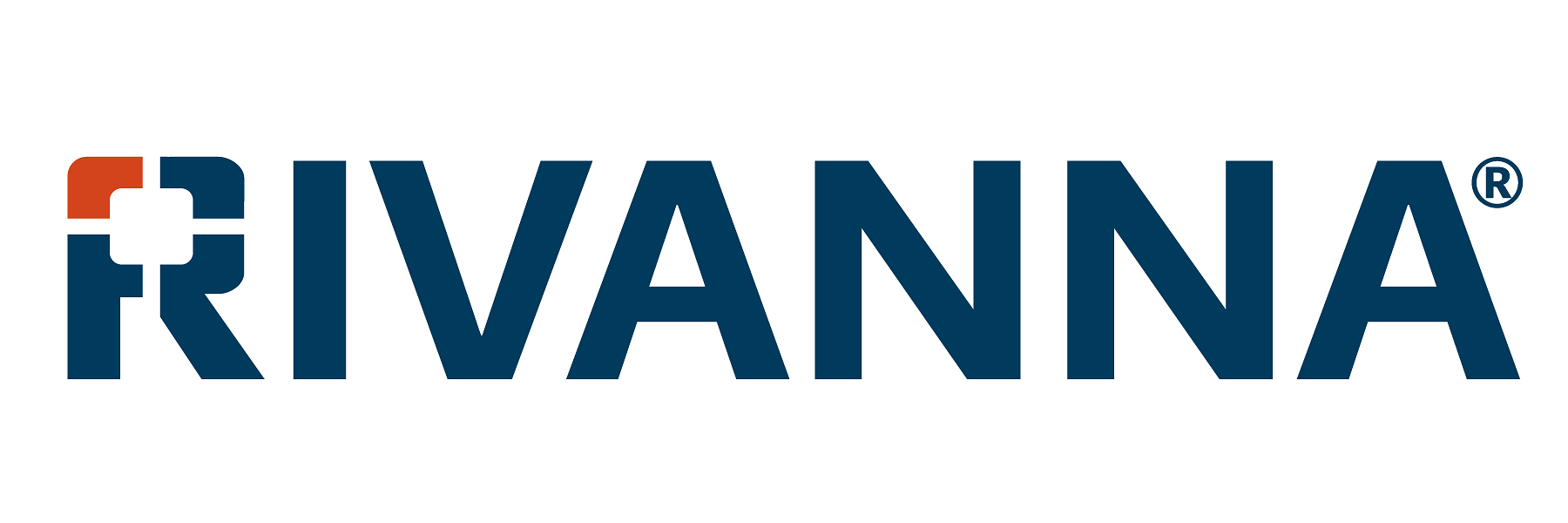 Rivanna logo with geometric symbol and registered trademark